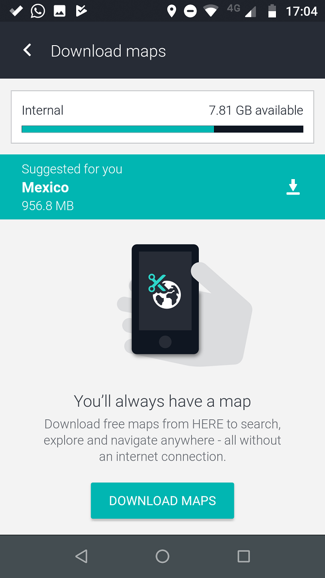 Android offline gps navigation app